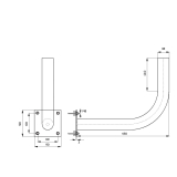 Metallist Toru Kinnitusklamber Ø38mm L450