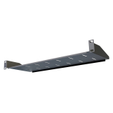 Rack Riiul 19" 1U, 170mm, Must