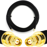 SMA Male / SMA Male 3m elastne koaksiaalkaabel — vastab LMR400 UF UltraFlex