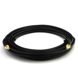 SMA Male / SMA Male 10m elastne koaksiaalkaabel — vastab LMR400 UF UltraFlex