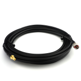 SMA Male / N Male Hex 20m IP67 koaksiaalkaabel — elastne HF-400-UF (vastab LMR400 UF UltraFlex)